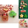 Christmas Santa Plush Toy With Star Tree Design For Holiday Gift Decor