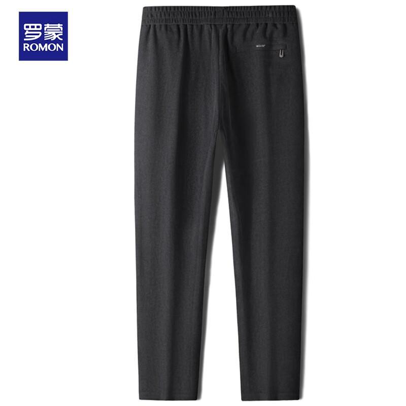 ROMON Men's Corduroy Loose Straight-Leg Casual Pants