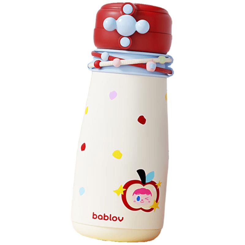 BabloV Kids 316L Stainless Steel Insulated Straw Water Bottle