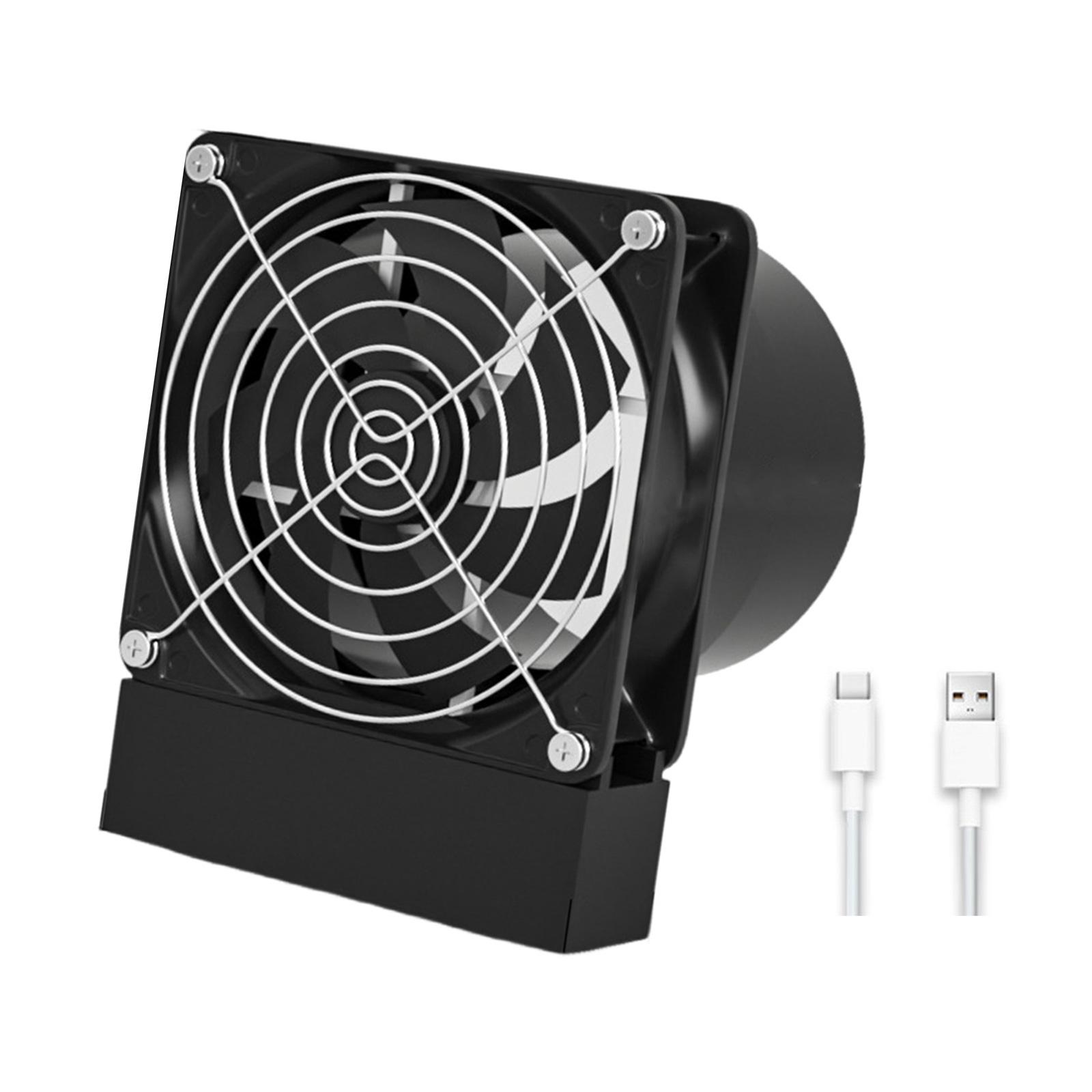 

USB Перезаряжаемый 8см 3-скоростной Вентилятор-воздуходувка с аккумулятором 1200 мАч для пайки, 3D-принтеров, кухонной вентиляции, конструкция из АБС-пластика A