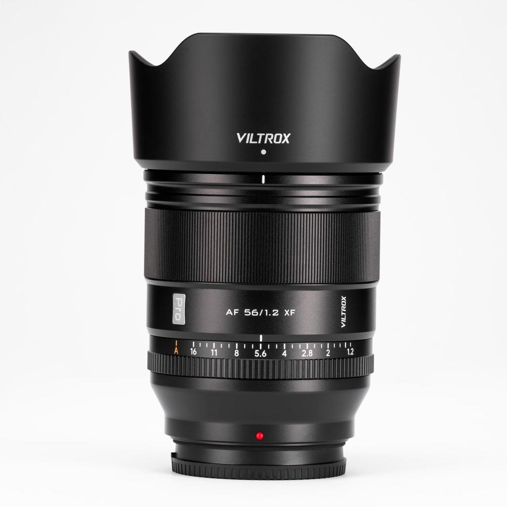 VILTROX 56mm Pro XF Mount Lens 56mm XF Autofocus Large Aperture Lens Fujifilm and F1.2 (for Fuji), f/1.2 APS-C (for X-Mount X-A7, X-E4, X-H1)