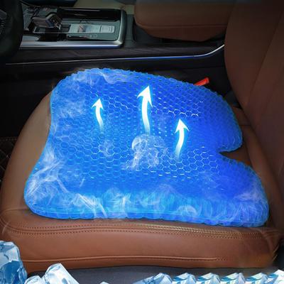 Summer Gel Car Support Seat Cushion Auto Massage Hips Orthopedic Pillow Office Chair Seat Cushion Car Coccyx Pain Relief