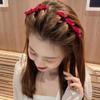 Kids Velvet Women Hair Accessories Teethed Duckbill Clip Korean Style Hairpin Braided Side Clip
