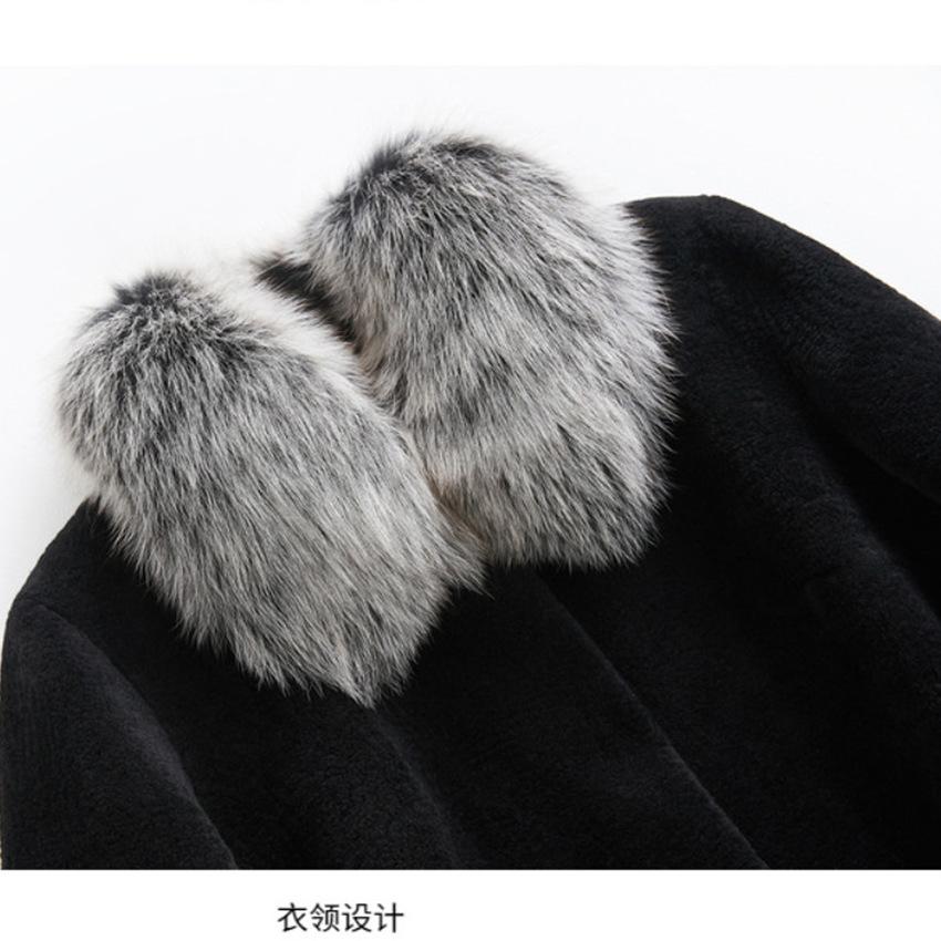 Women's Winter New Fox Hair Loose Large Size Mink Mink Fleece Jacket Whole Mink Long Coat Imitation Fur Jacket