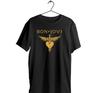 Bon Jovi logo Black TShirt I Cotton Short Sleeve I Glam Hard rock gift Tee