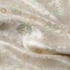 50x150cm/100x150cm Light Yellow Butterfly Flower Brocade Jacquard Fabric New Chinese Coat Vest Silky Luster Clothing Fabric