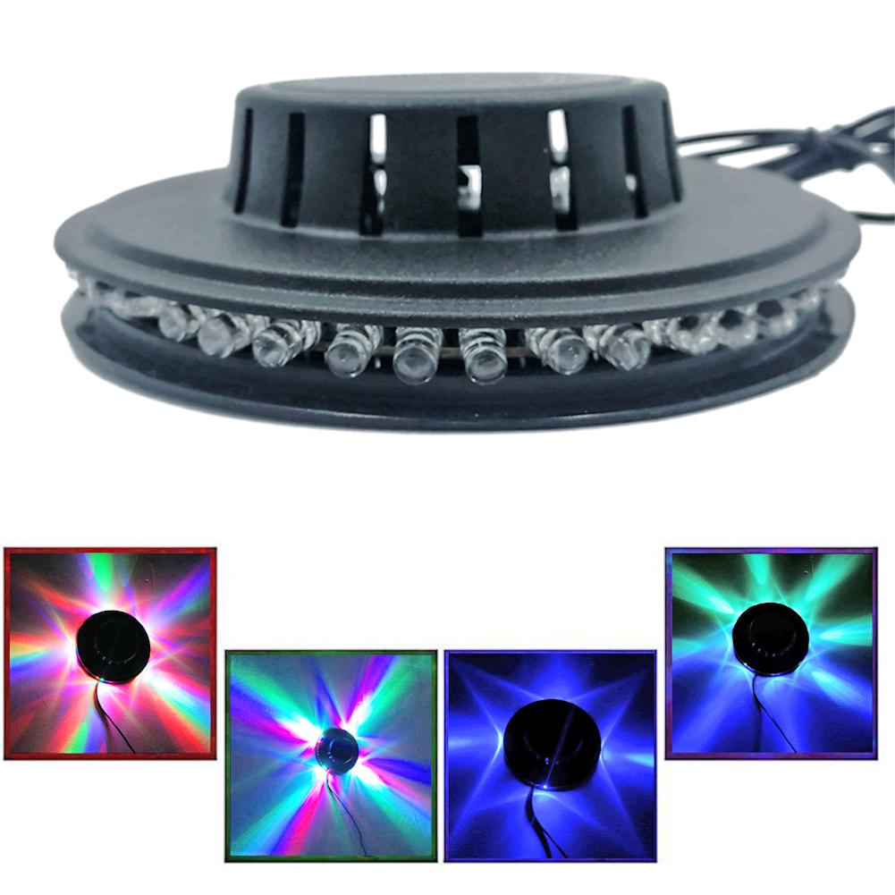 Sound Activated Rotating Disco Light USB RGB LED Ball Party KTV Bar Stage Lamps Easy Installation Exquisite Stage Effet