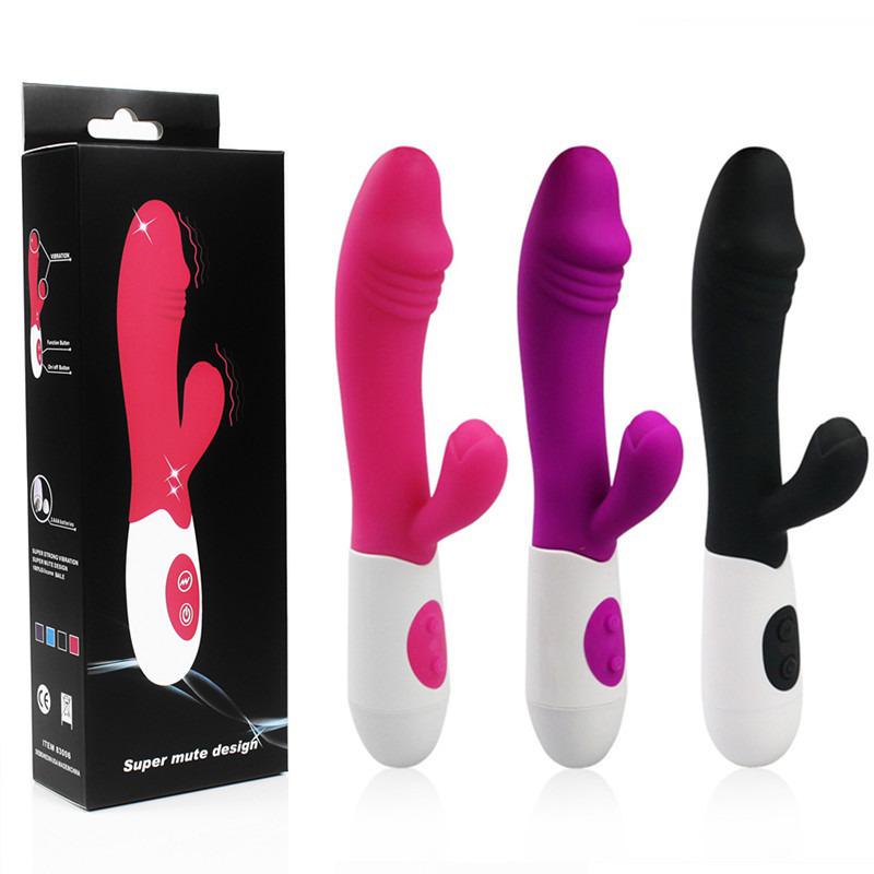G Spot Vibrator 10 Frequency Dildo Sex Toys Rechargeable Handheld Silicone Abs Adult Clitoris Penis Supplies Women