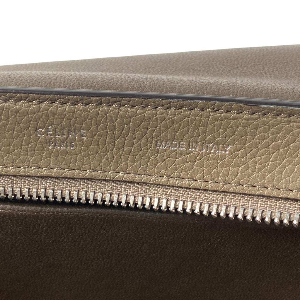 Used CELINEShoulder Bag Beige Leather Women