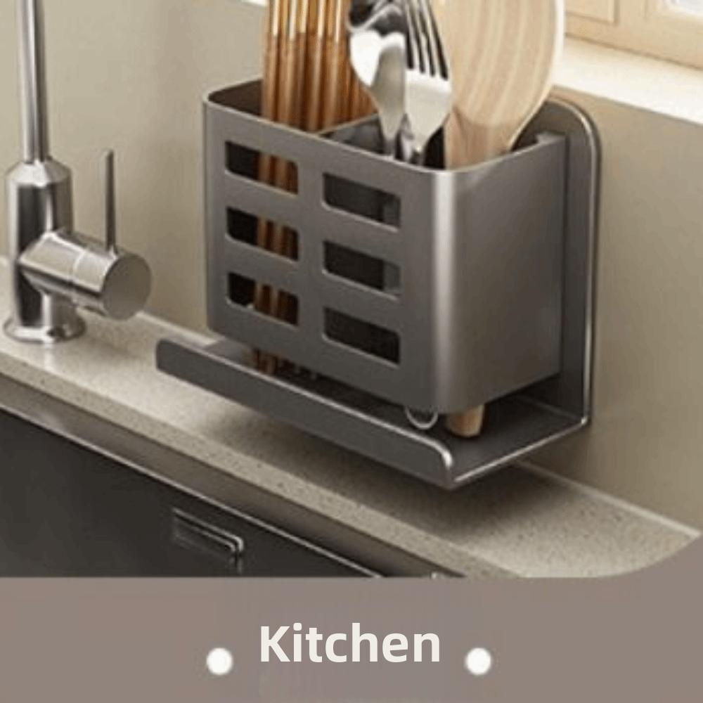 No Punching Bathroom Storage Rack Aluminum Zinc Zinc Alloy Shaver Storage Stand  Kitchen