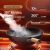 SUPOR 34cm Titanium-Iron Hammered Wok