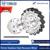 152mm Mecanum Wheel Set with Stainless Steel Hub Clamp Coupler - Set of 4 for DIY Robot Accessories