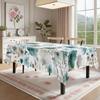 Floral Pattern Rectangle Table Cloth for Table Decor Kitchen Dining Waterproof Reusable Tablecloth for Tables Holiday Party