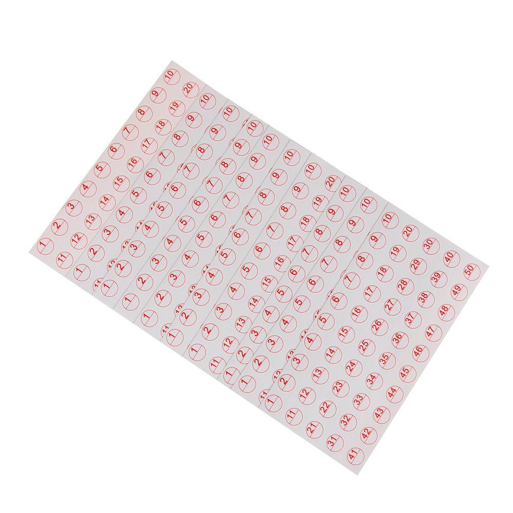 Classificação de Armazenamento de Pintura Diamante Adesivos Numéricos Pegajosos Etiqueta de Pacote Etiquetas em Branco Distinguir