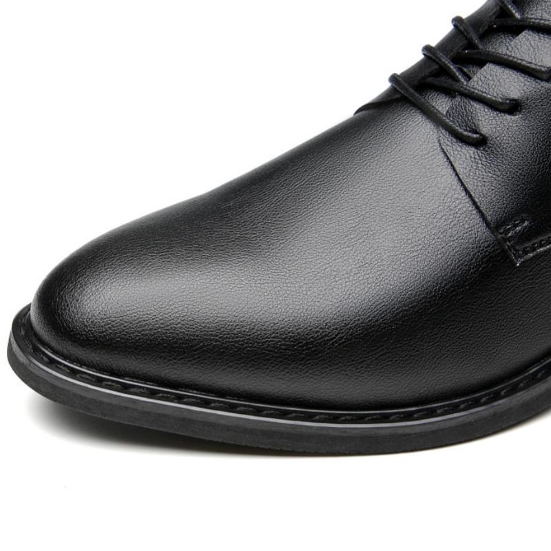 Formal Leather Shoes Business Casual Men's Shoes Youth Comfortable Soft Sole Leather Shoes