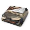 Gentleman Frog Warm Soft Blanket  Girls Boys Plush Throw Blanket Funny Bedroom Flannel Bedspread Sofa Bed Cover