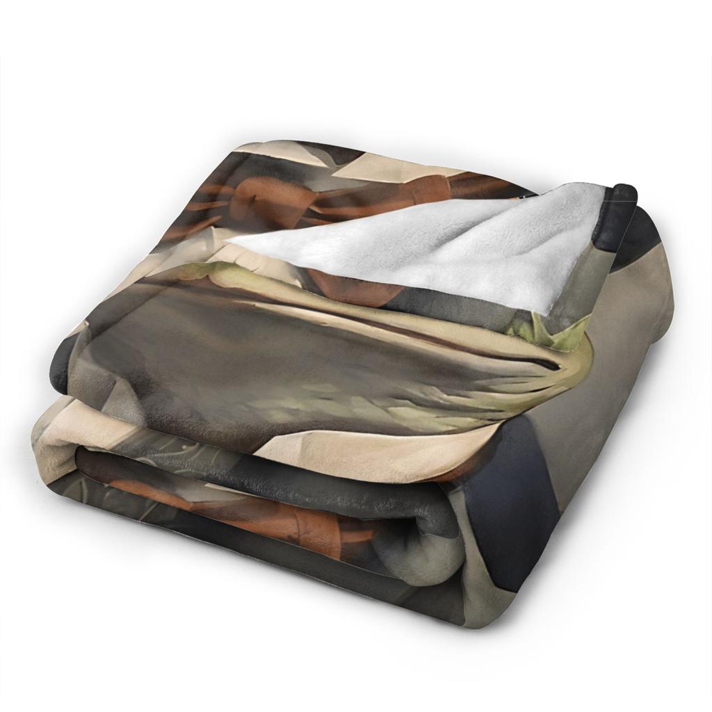 Gentleman Frog Warm Soft Blanket  Girls Boys Plush Throw Blanket Funny Bedroom Flannel Bedspread Sofa Bed Cover