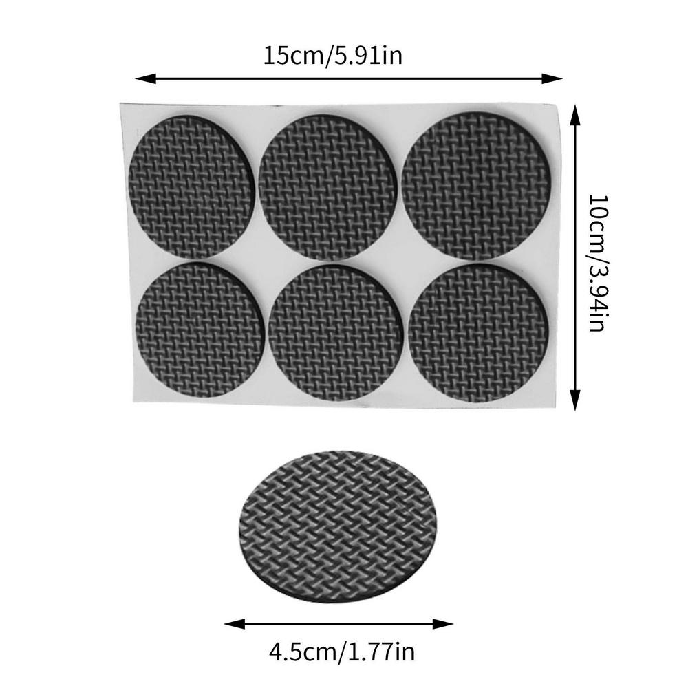 12Pcs Self Adhesive Anti Slip Mat Furniture Leg Feet Rug Felt Pads Bumper Damper For Chair Table Protector Household Accessories