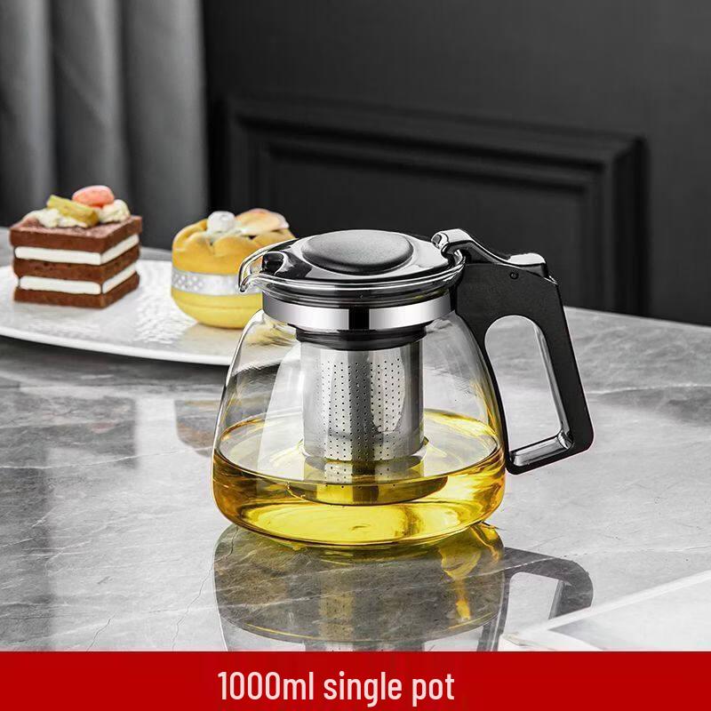 ZISIZ High-Temperature Borosilicate Glass Teapot