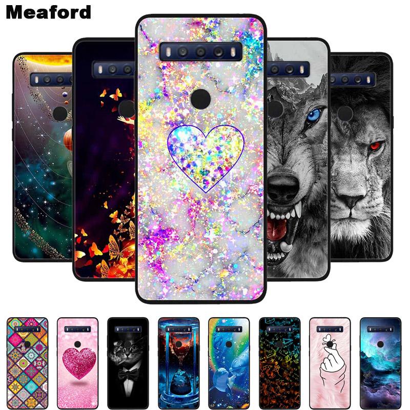 Para TCL 10 SE Funda Suave de Silicona Fresca y Moderna Para TCL 10SE T766U T766H Tapa Trasera TCL10SE TPU Protectora para Teléfono Fundas