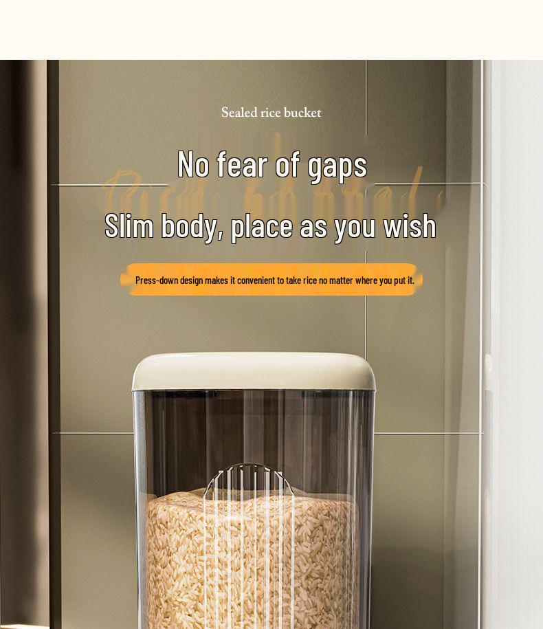 Large Capacity Sealed Rice Container: Insect-Proof, Moisture-Proof, Food-Grade Storage Bucket