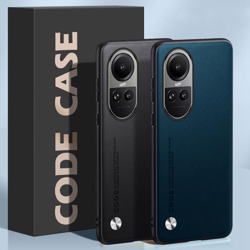 Luxury PU Leather Case For OPPO Reno 10 Pro 5G Back Cover Silicone Shockproof Protection Phone Case For OPPO Reno10 Pro 10Pro