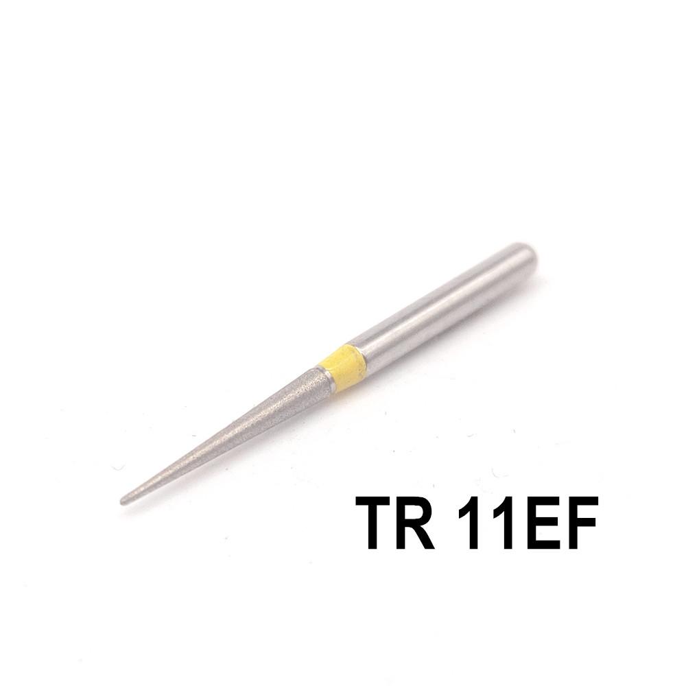 Lot de 6 fraises diamantées pour traitement orthodontique dentaire, réduction de l'émail interproximal, fraises dentaires, fraises à polir