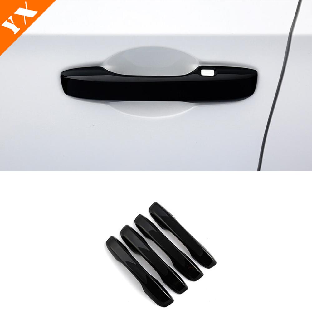For Honda 11th Gen Civic Carbon Black Chrome Trim Accessories 2022 2023 Car Side Door Handle Decoration Cover Garnish