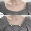 3/6Pcs Double Pearl Brooch Pins Anti-fade Exquisite Elegant Brooches for Women Sweater Cardigan Clip Coat Summer Dress Jewelry