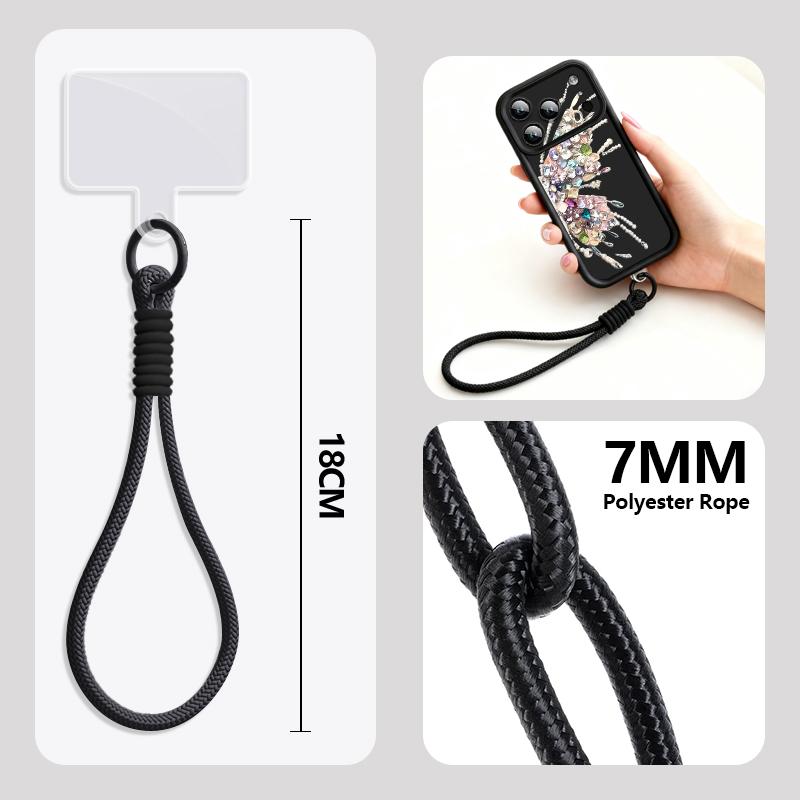 Fantastic Butterfly Print Lanyard Case For iPhone 18 Pro Max Shockproof Bumper Soft Silicone Cover For iPhone 17 16 15 14 13 Pro Max 17E