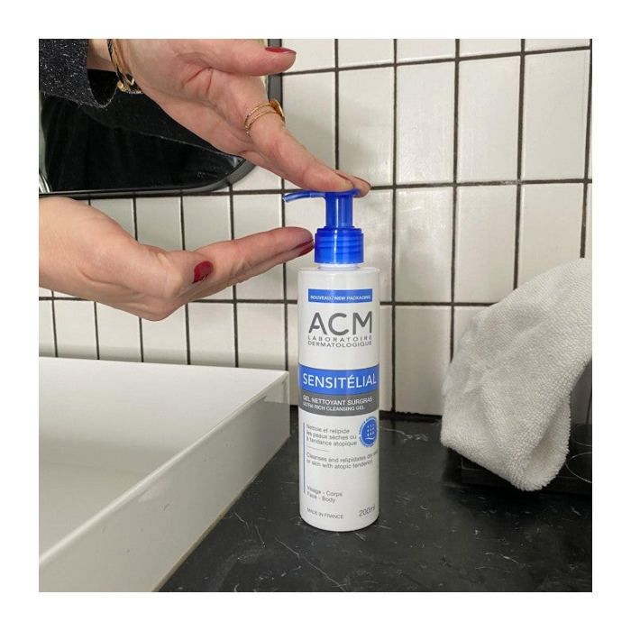 ACM Sensitélial Gel Nettoyant Surgras 500ml