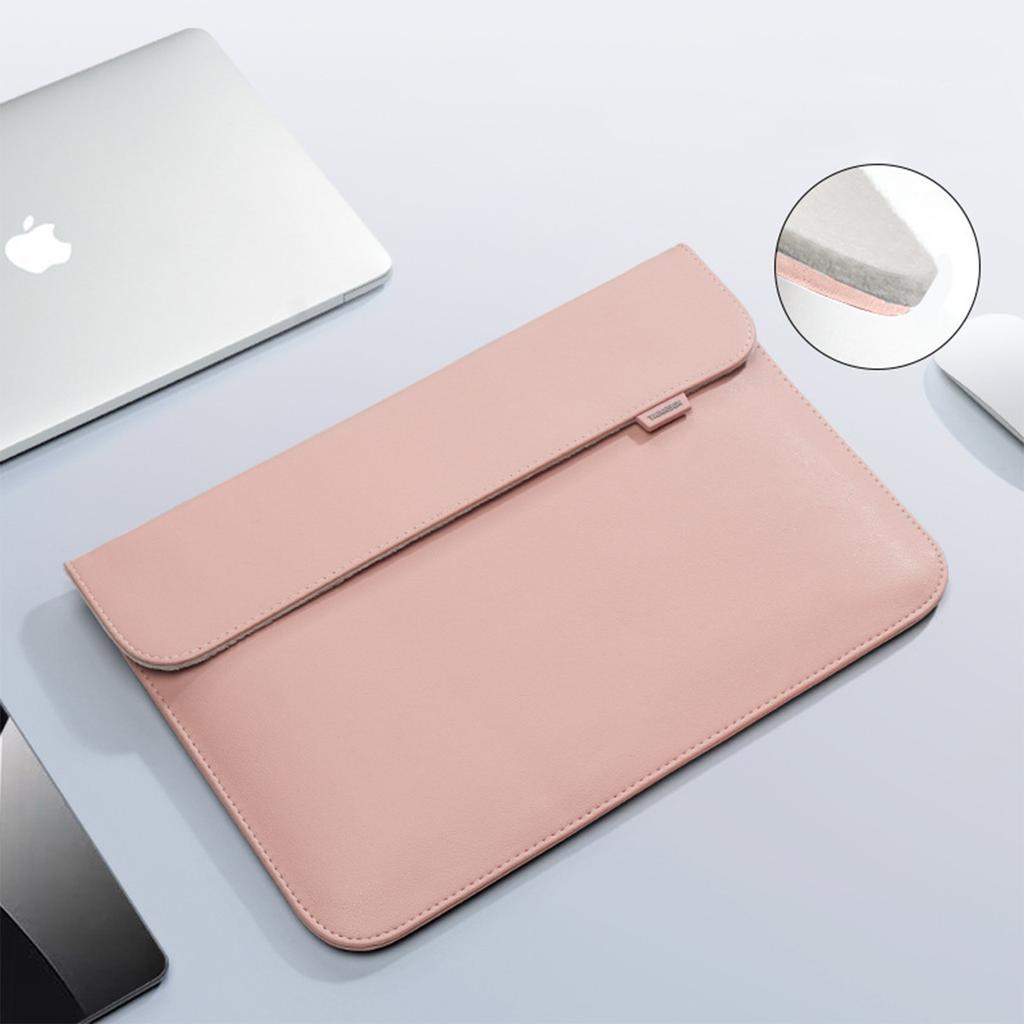 Pu Leather Laptop Bag Sleeve Bag Case For Macbook Air Pro 16 13 Notebook Cover For Xiaomi Huawei Dell HP ASUS 14 15.4 15.6 inch