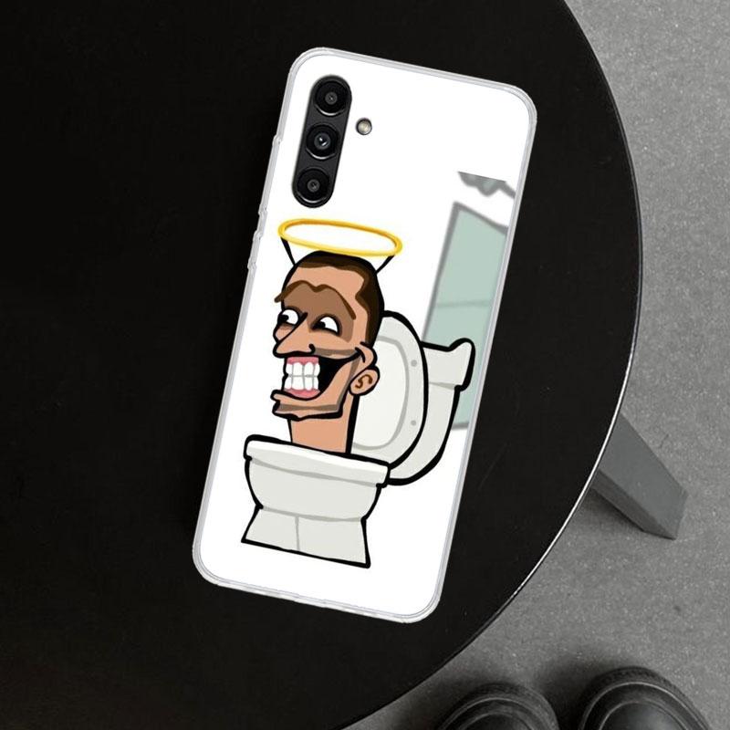 S-Skibidi Toilet Mobile Cell Phone Case Cover for Samsung Galaxy A17 A16 A26 A36 A56 A57 A37 A15 A25 A35 A55 A14 A24 A34 A54 A13