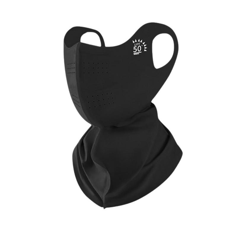

Men s 3D UV Protection Windproof Face Mask for Summer Activities in Black