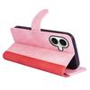 Für iPhone 17 Brieftasche Hülle Leder Handyhülle Spleißfarbe