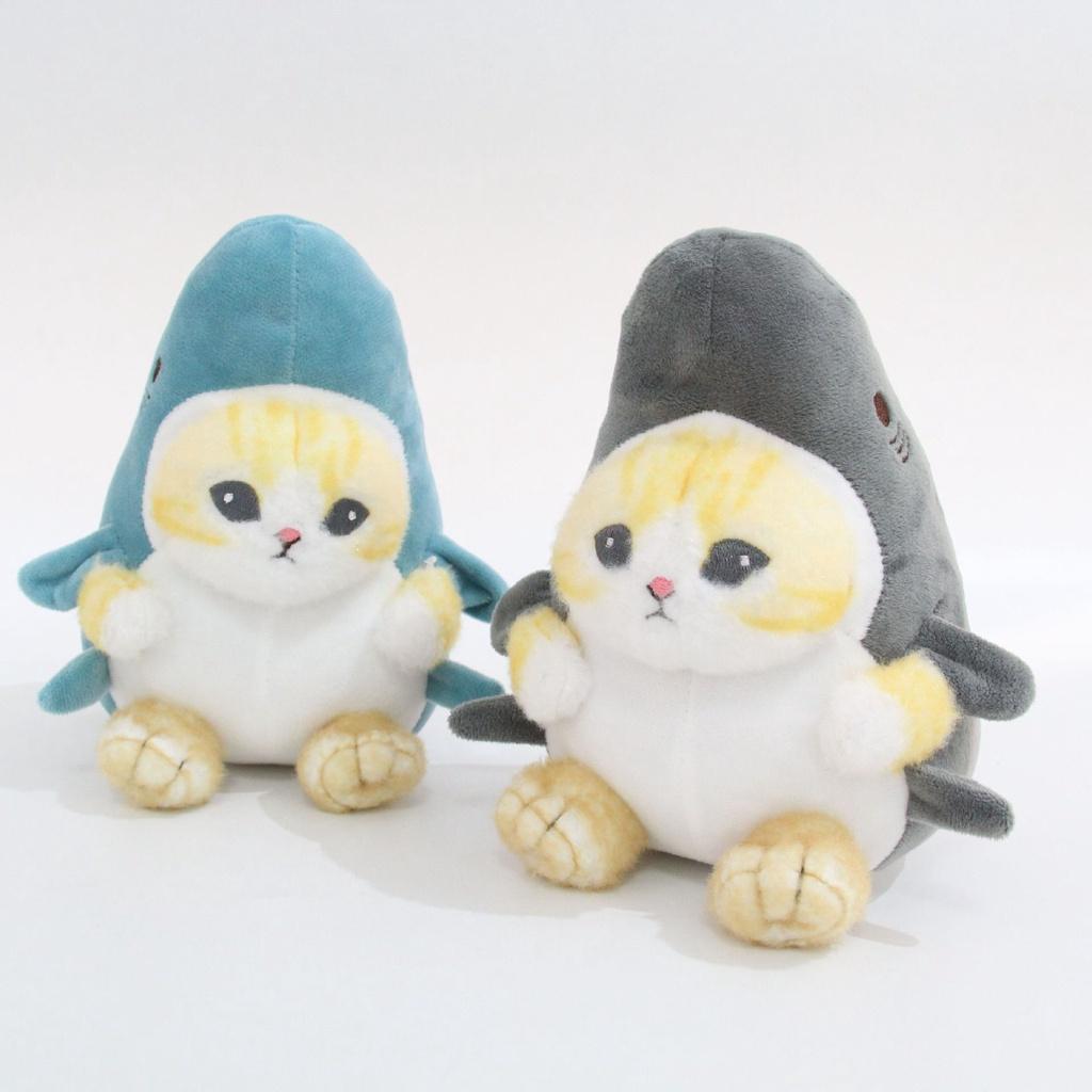 Soft Cat Shark Plushie Doll Kawaii Toy For Kids Pillow Decor Room