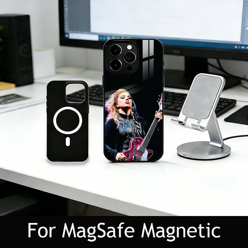 G-Gaga L-L Phone Case For iPhone17,16,15,14,13,12,11 Plus,Pro Magnetic with Magsafe Wireless Charging
