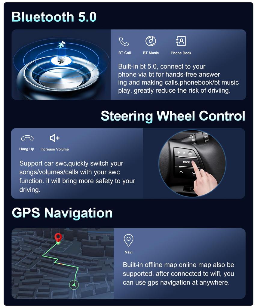128GB IPS Screen 10 Inch Android Radio with CarPlay Android Auto Car Radio Navigation Stereo GPS RDS DSP BT WiFi Head Unit for Honda Fit 2008-2013