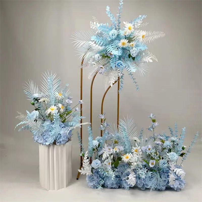 Artificial Floral Arrangements for Weddings, Multiple Colors, Road Decoration, and T-Stage Floristry