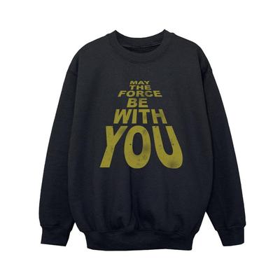 Boys May The Force Be With You Boyfriend Fit Sweatshirt