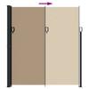 Retractable Side Awning Taupe 220x300 cm