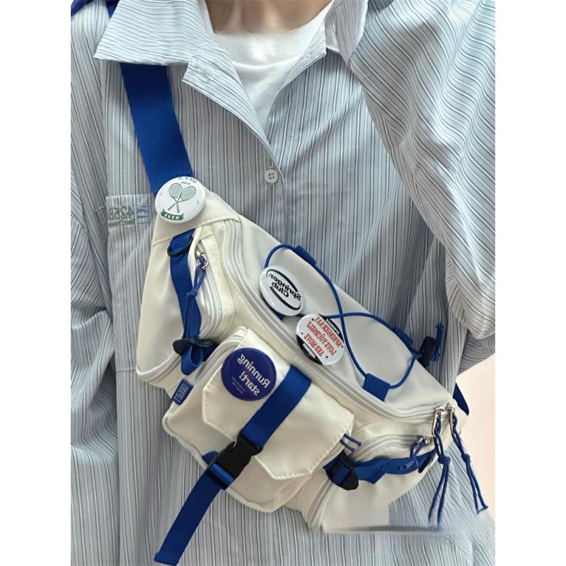 

Японский стиль Харадзюку Ретро Уличный тренд Унисекс Сумка через плечо Нагрудная сумка