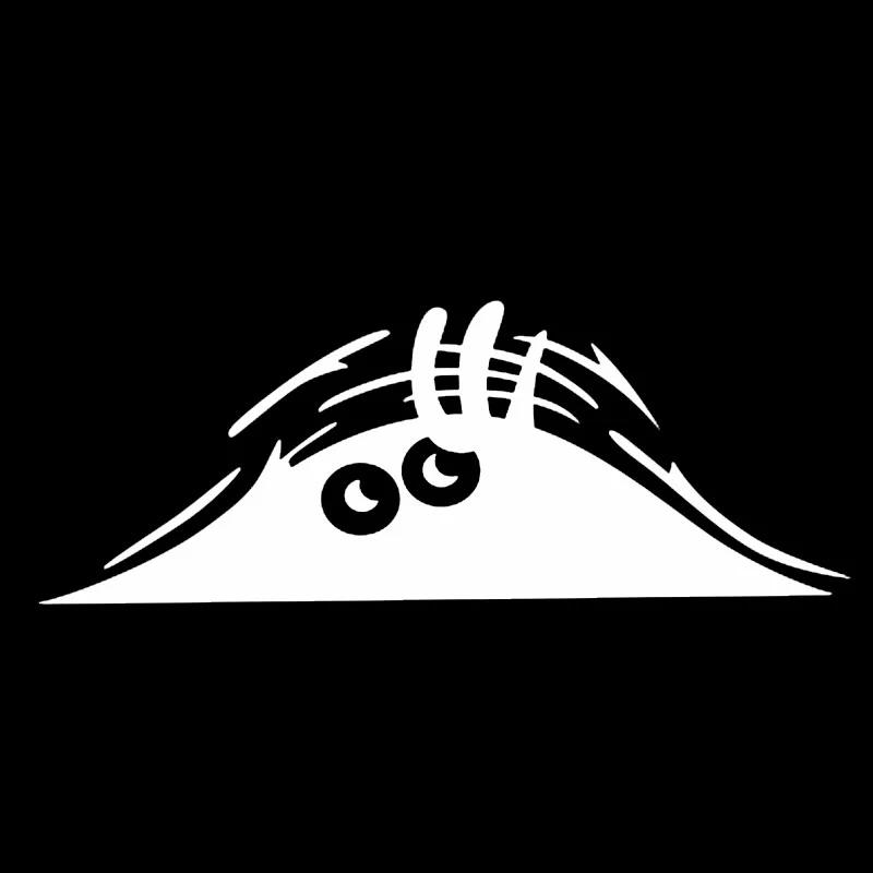Peeking Monster Scary Eyes Car Sticker Peeking Elf Vinyl Decal Angry Peeping Devil Eyes Sticker for Car Motorcycle Decoration