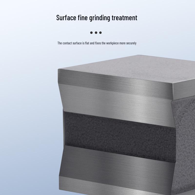 V-Shaped Magnetic Base Stand for Wire EDM, Strong Magnet with Triangular Design in Sizes 6T-12T
