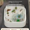 Acrylic Turtle Habitat with Sun Deck - Creative Eco-friendly Tank for Turtles & Fish