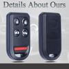 Key Fob Keyless Entry Fits for Honda Odyssey 2005-2010 Remote Control Replacement FCC ID:OUCG8D-399H-A P/N:72147-SHJ-A21 5 Buttons