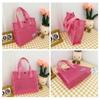 Women's Bag Minimalist Large Capacity Mesh Beach Bag Women's Handle Bag Shopping Travel
