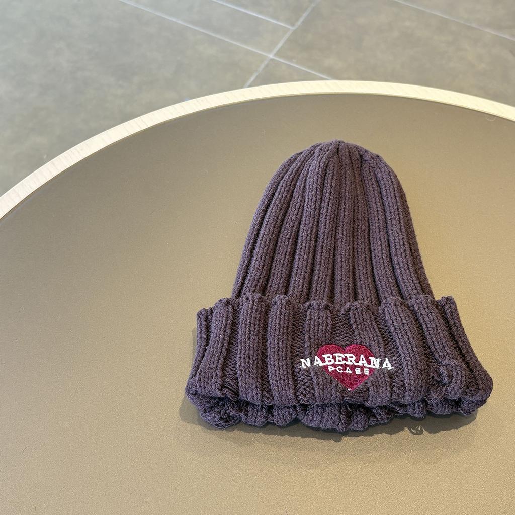 Autumn and Winter Windproof and Warm Korean Style Ear Protection Knitted Hat for Boys and Girls Spring Style Trendy Baby Pullover Hat