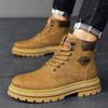 Autumn Winter Men Boots Waterproof Outdoor Ankle Boots For Men Tooling Boots