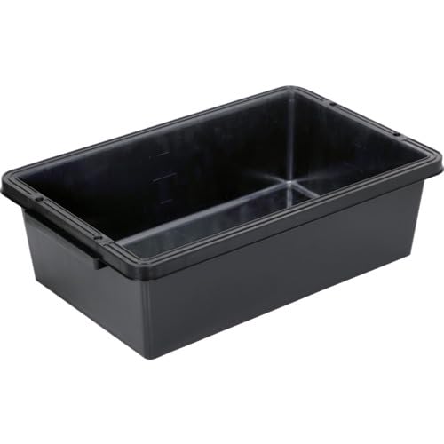 TRUSCO Tiger Boat 20L Black (Square, Made with Recycled Materials) PSB20-BK